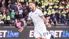 Lazio striker Ciro Immobile